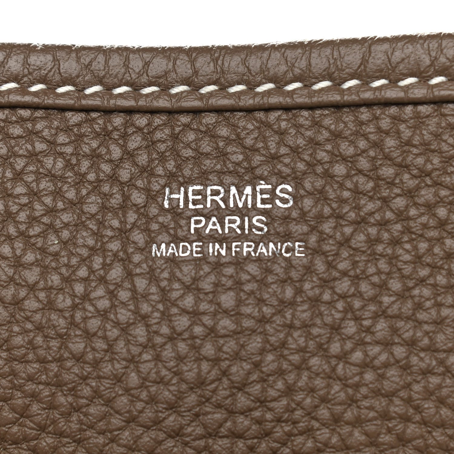 Hermes Taurillon Clemence Evelyne III PM Etoupe 6 of 10
