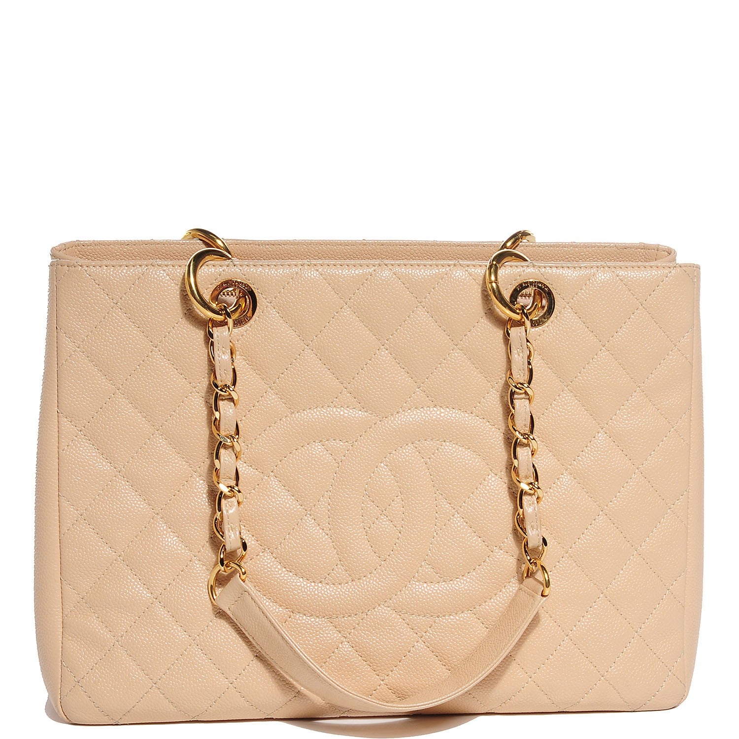 Chanel Caviar Grand Shopping Tote GST Beige Clair 1 of 7