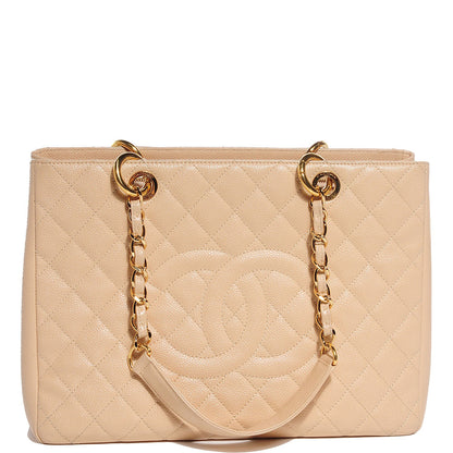 Chanel Caviar Grand Shopping Tote GST Beige Clair 1 of 7
