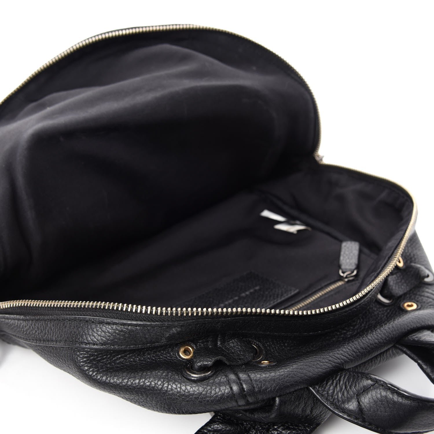 Marc Jacobs Calfskin Stitched Biker Backpack Black 5 of 11