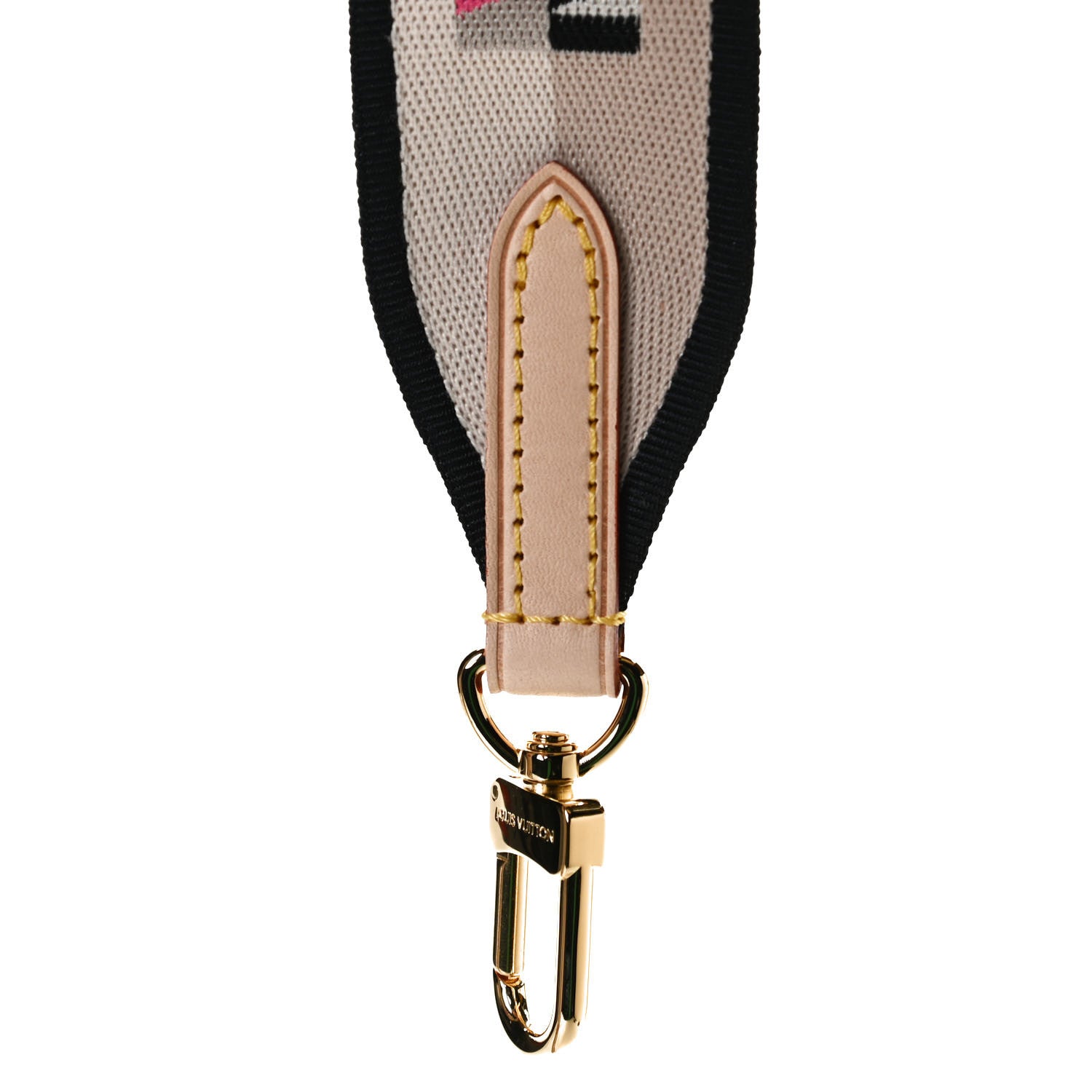 Louis Vuitton Jacquard Speedy Bandouliere 20 Shoulder Strap Black 5 of 6