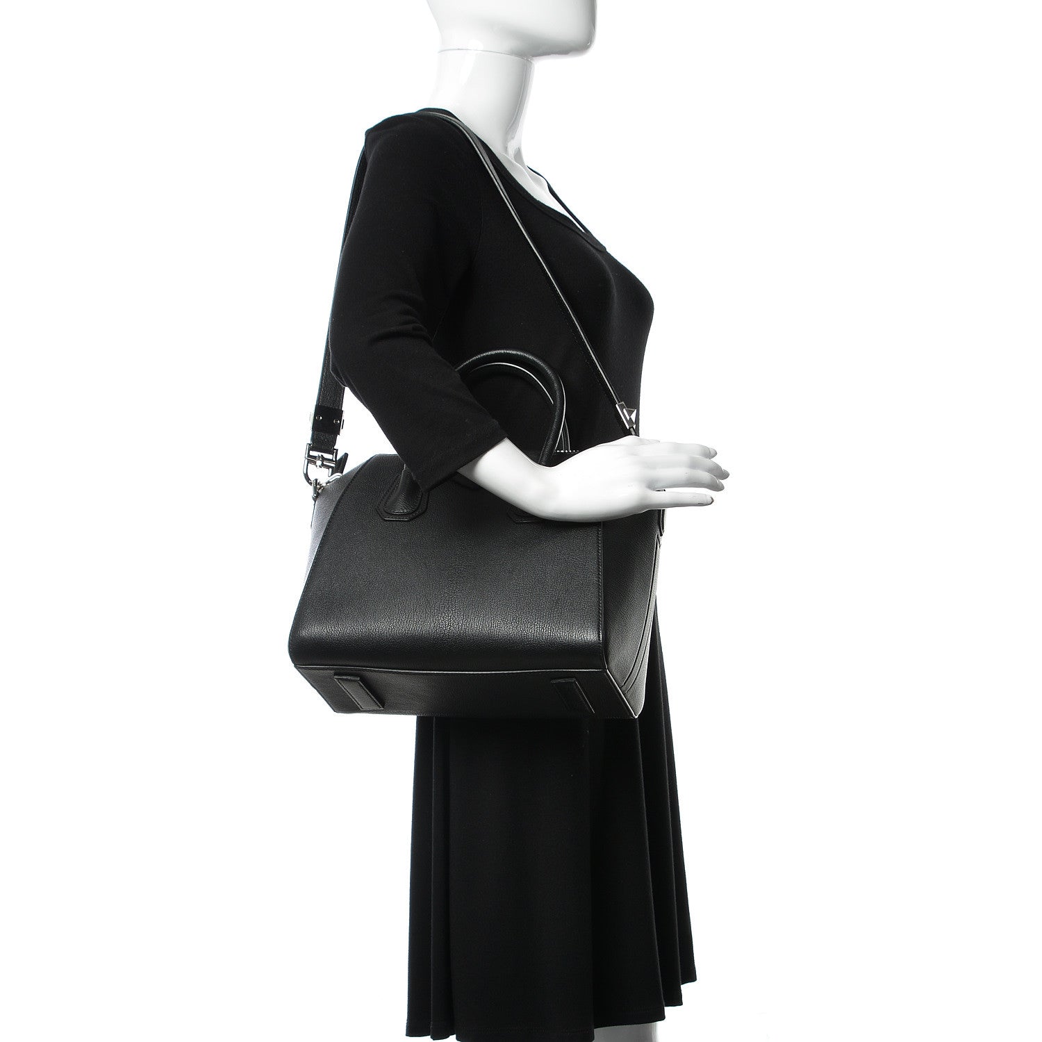 Givenchy Sugar Goatskin Small Antigona Black 2 of 12
