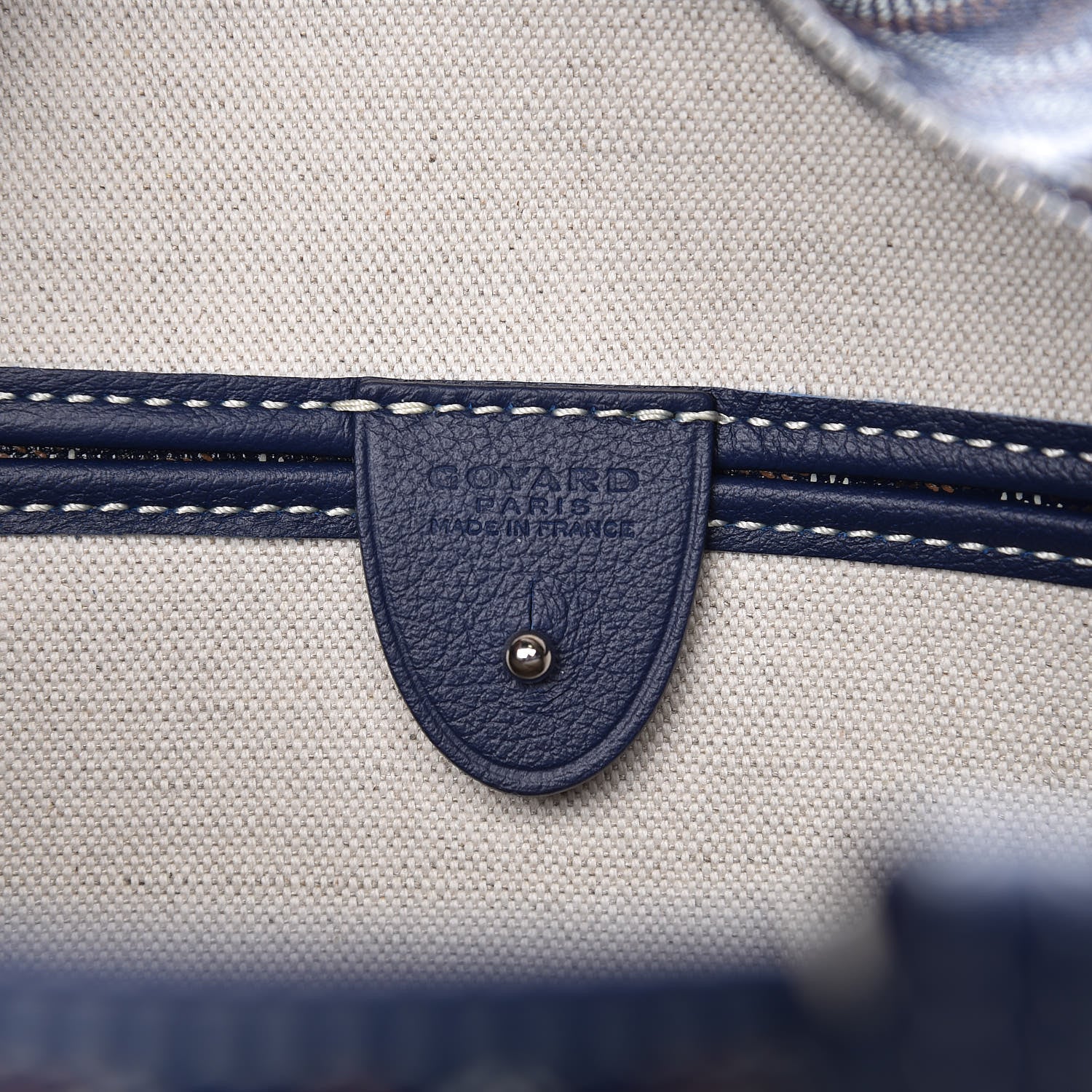 Goyard Goyardine Artois PM Navy 6 of 9