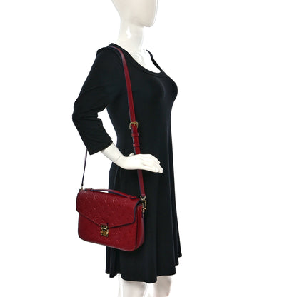 Louis Vuitton Empreinte Pochette Metis Cherry Berry 2 of 9