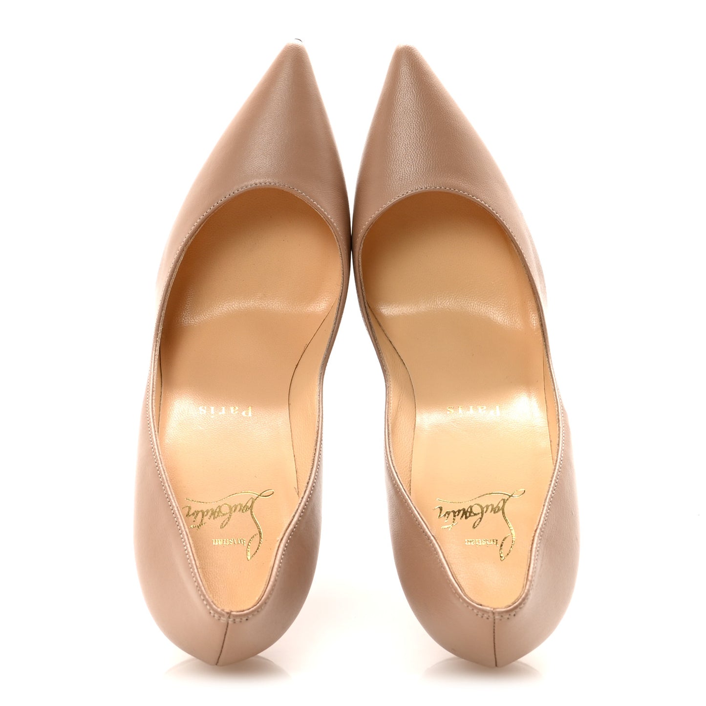 Nappa Apostrophy 100 Pumps 36 Nude