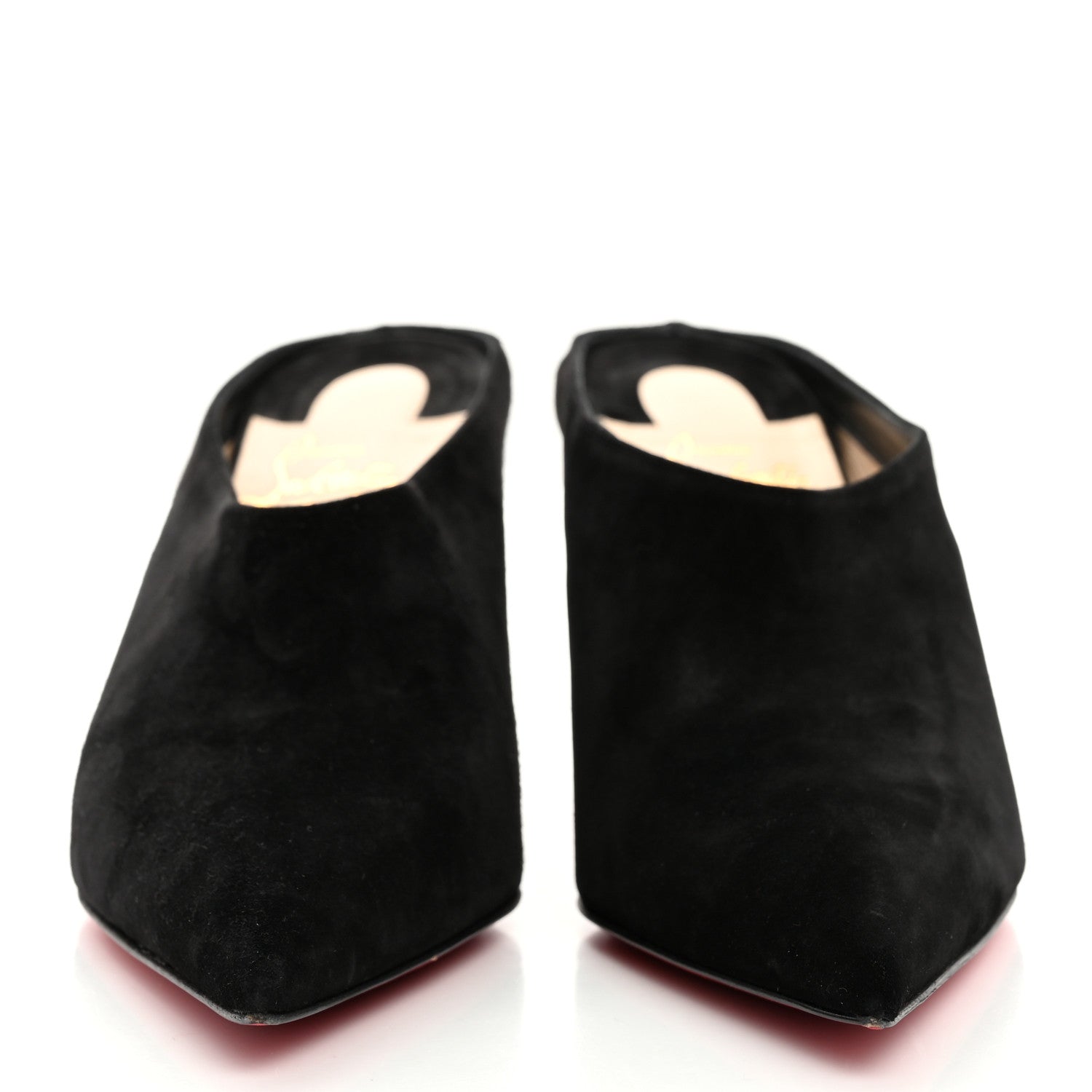 Christian Louboutin Veau Velours Quart 80 Mules 38.5 Black 2 of 9