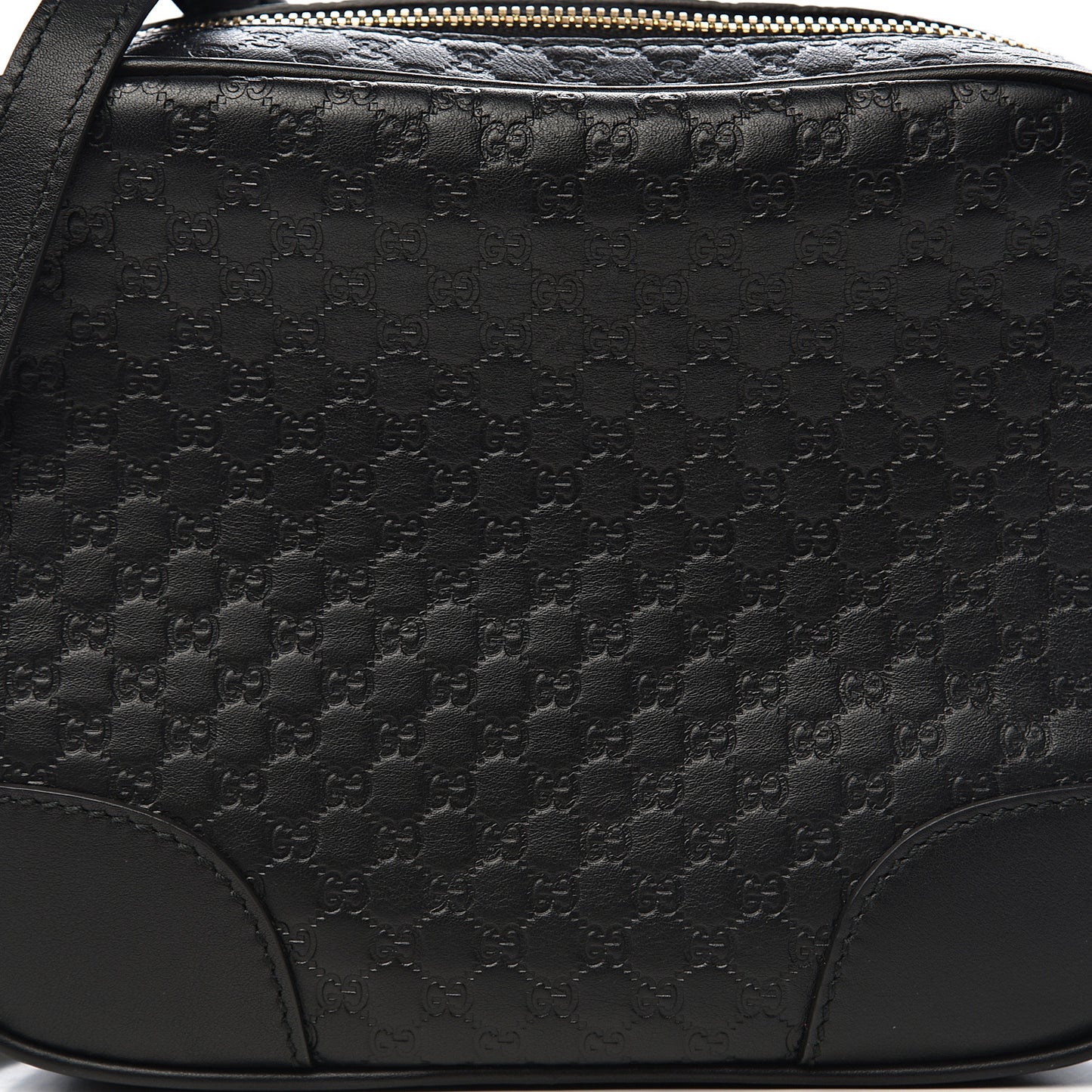 Microguccissima Mini Bree Messenger Bag Black