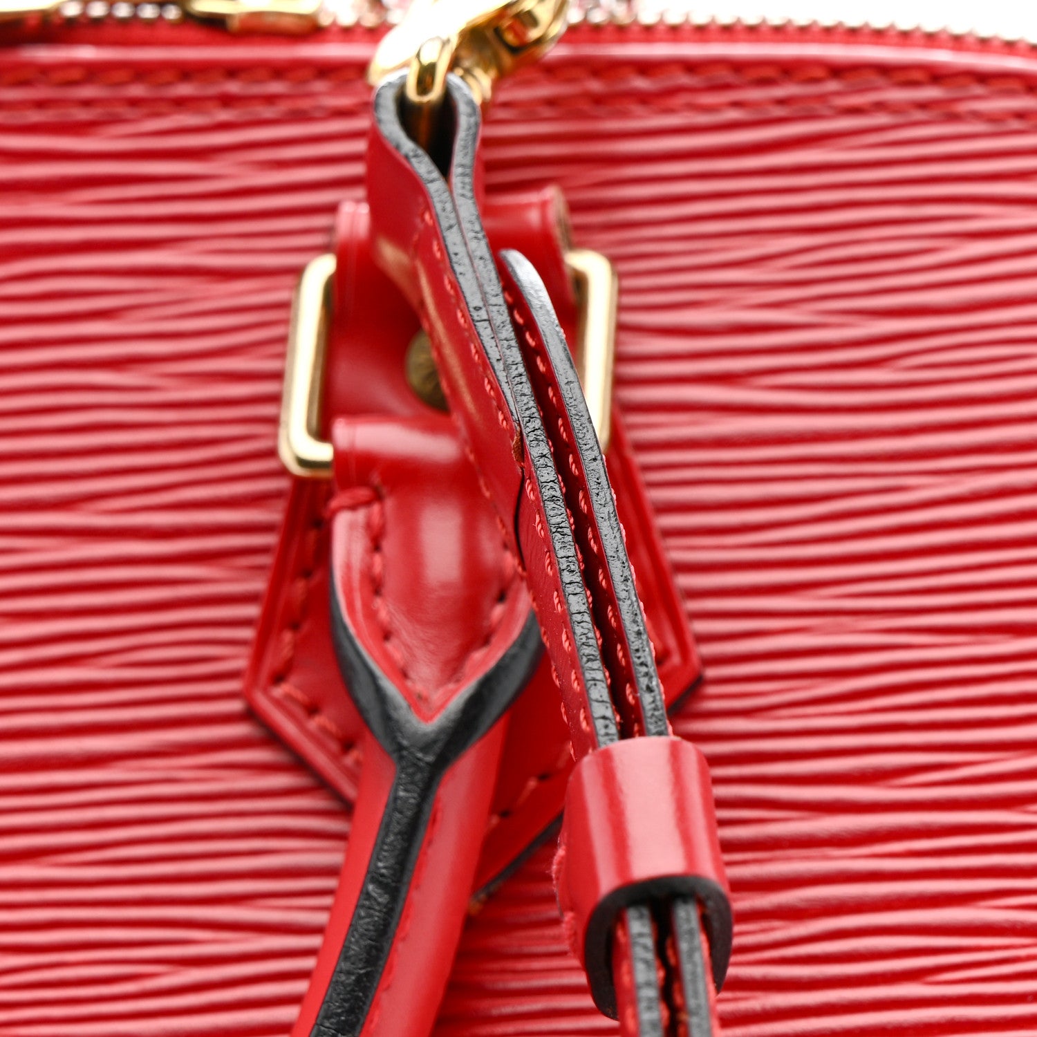 Louis Vuitton Epi Alma PM Castillan Red 14 of 16