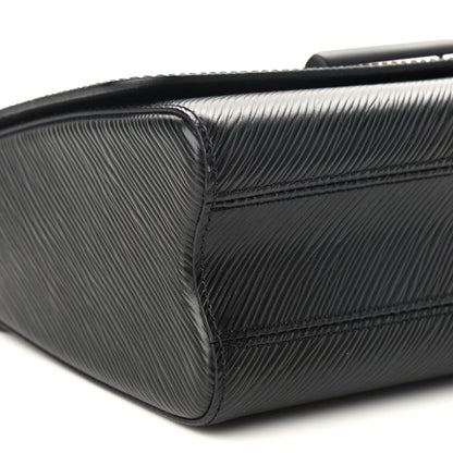 Louis Vuitton Epi Twist Shoulder Bag MM Matte Black 9 of 10