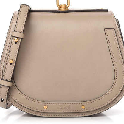 Chloe Calfskin Suede Small Nile Bracelet Bag Motty Grey 10 of 10