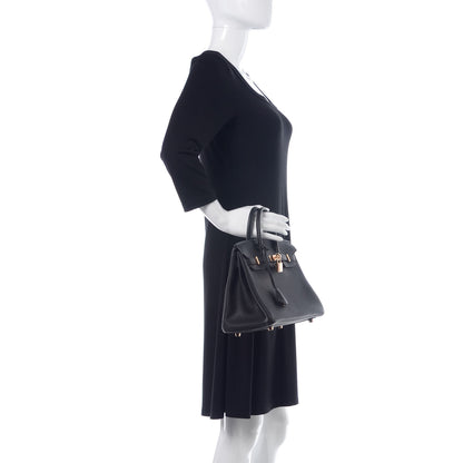 Hermes Togo Birkin 25 Black 2 of 33