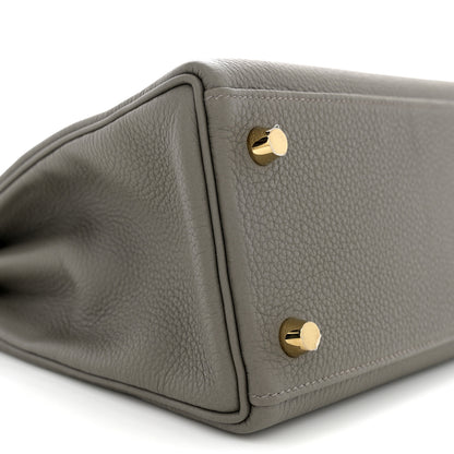 Hermes Togo Kelly Retourne 25 Gris Meyer 9 of 10