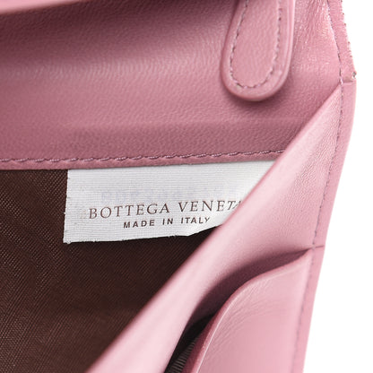 Bottega Veneta Nappa Intrecciato Continental Flap Wallet Light Grey Watteau 8 of 13