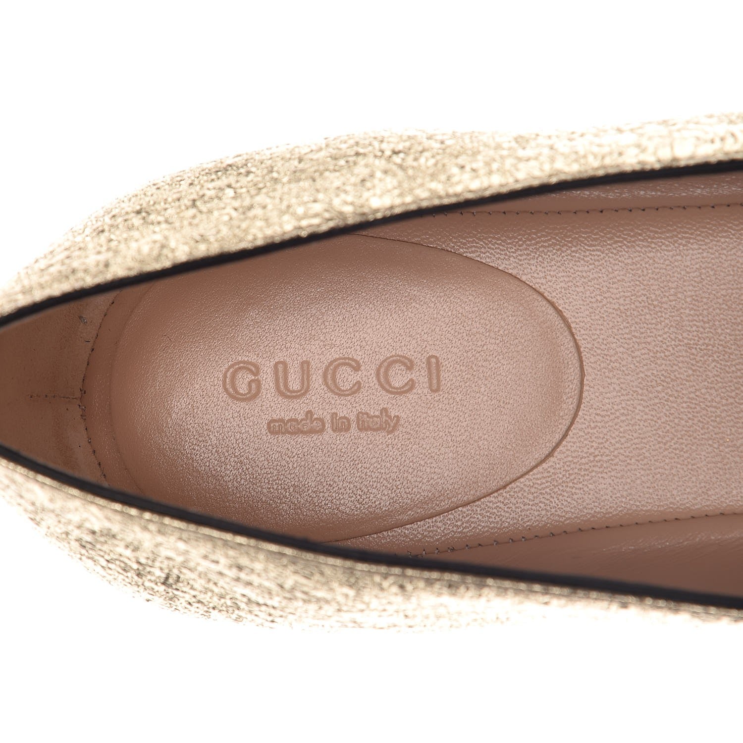 Gucci Galassia GG Marmont Fringe Flats 39 Platino 7 of 8