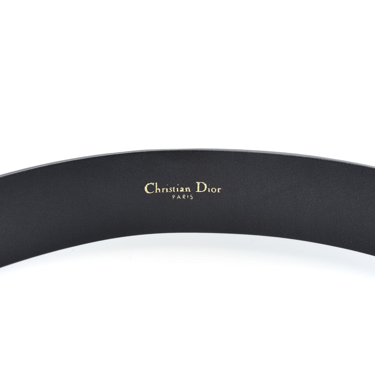 Calfskin Diorquake Belt 75 Black