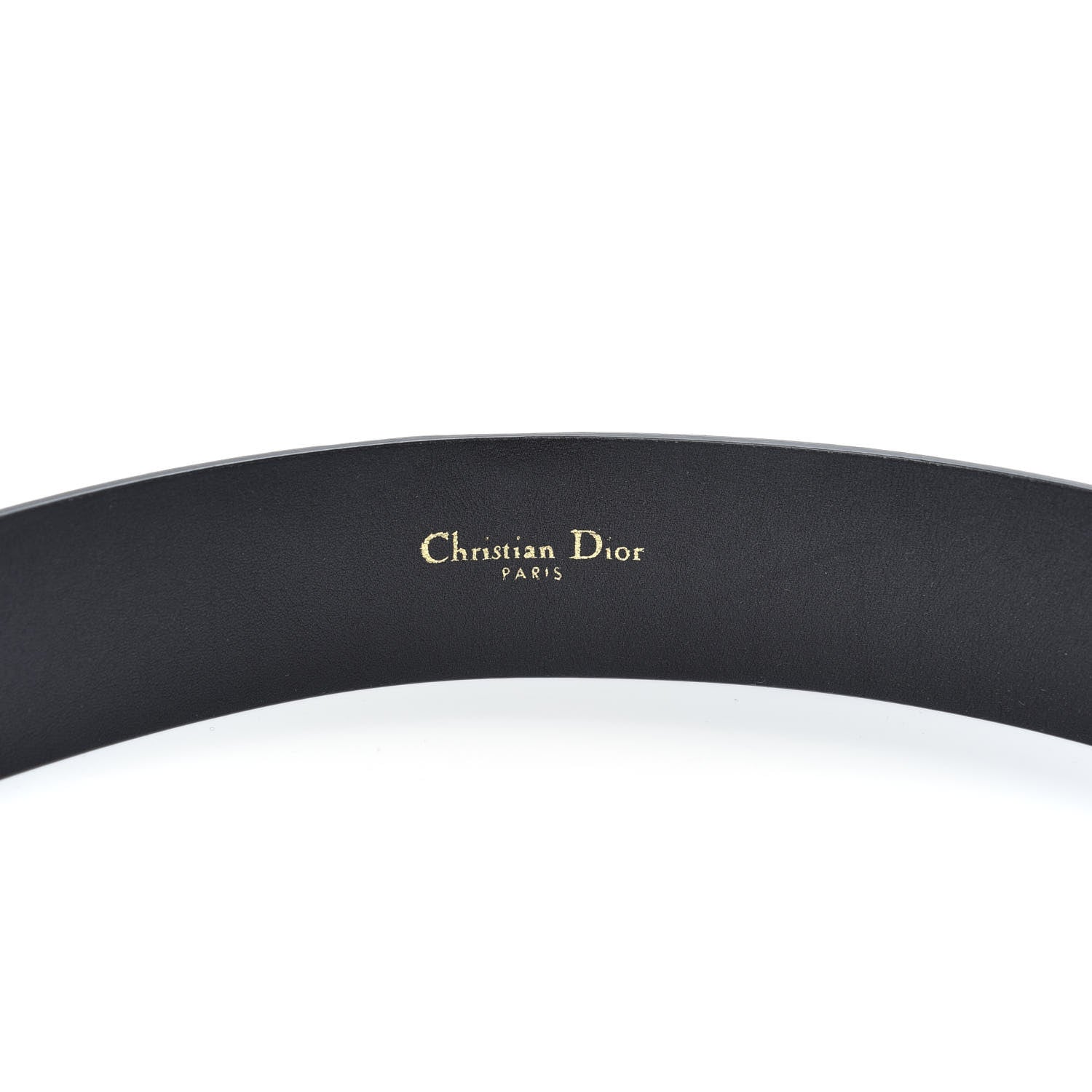 Christian Dior Calfskin Diorquake Belt 75 Black 4 of 5