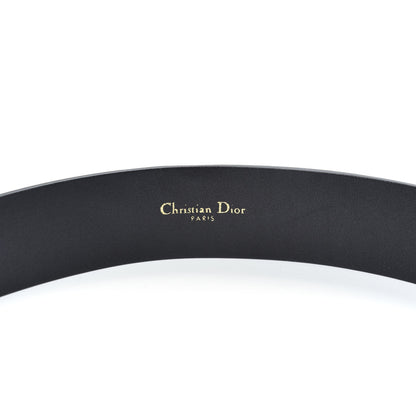 Christian Dior Calfskin Diorquake Belt 75 Black 4 of 5