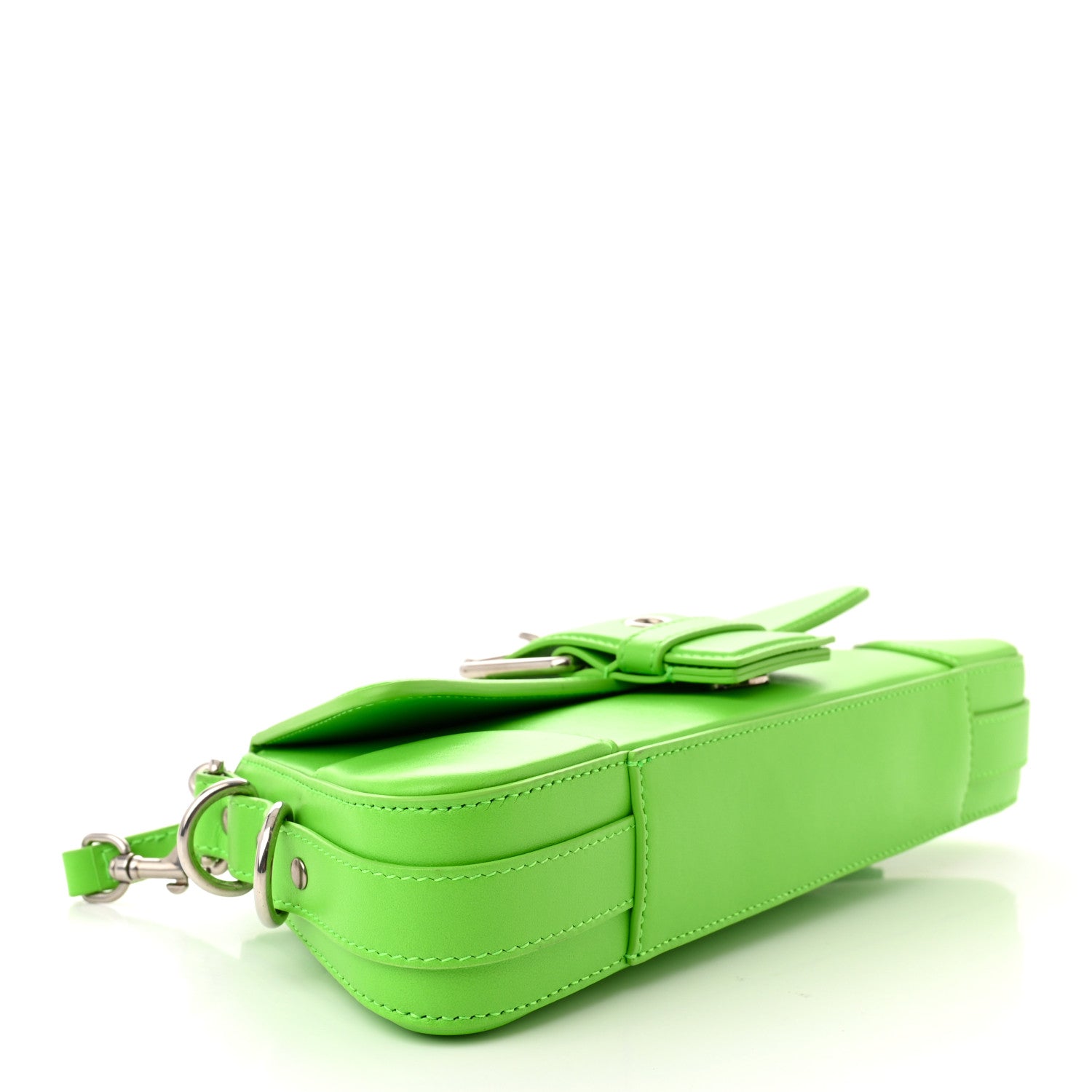 Balenciaga Smooth Calfskin Small Lindsay Shoulder Bag Acid Green 4 of 12