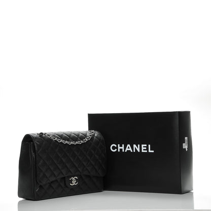 Chanel Caviar Quilted Maxi Double Flap Black 8 of 8