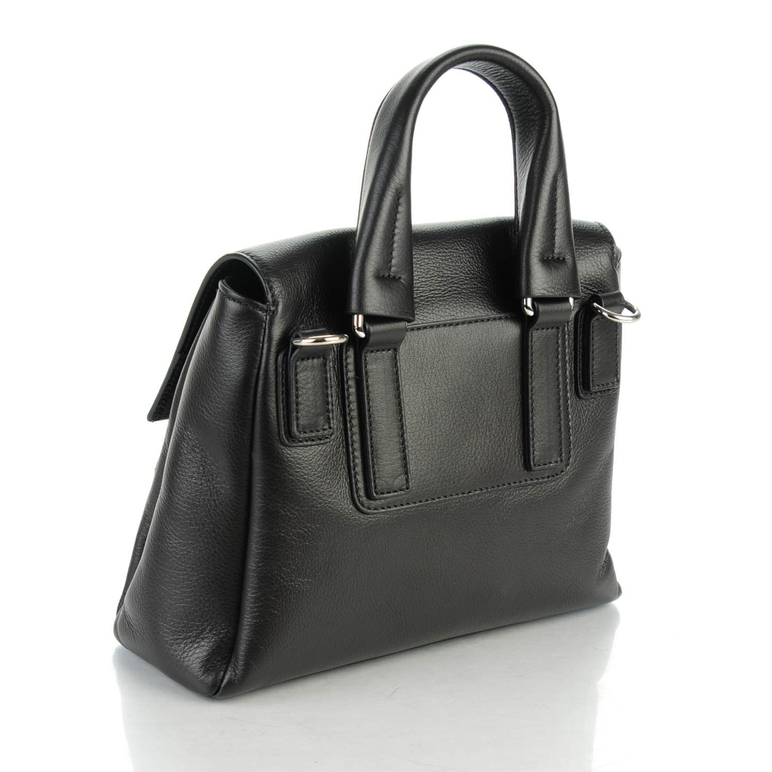 Givenchy Waxy Grained Calfskin Mini Pandora Pure Flap Bag Black 3 of 7