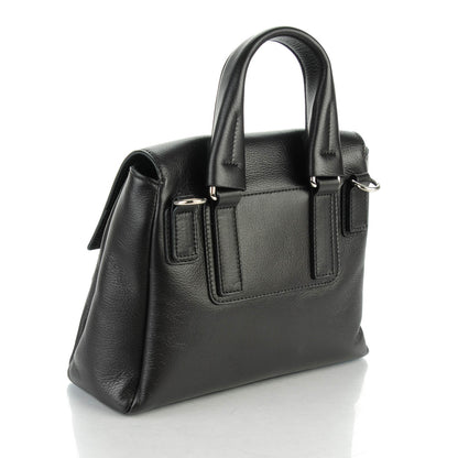 Givenchy Waxy Grained Calfskin Mini Pandora Pure Flap Bag Black 3 of 7