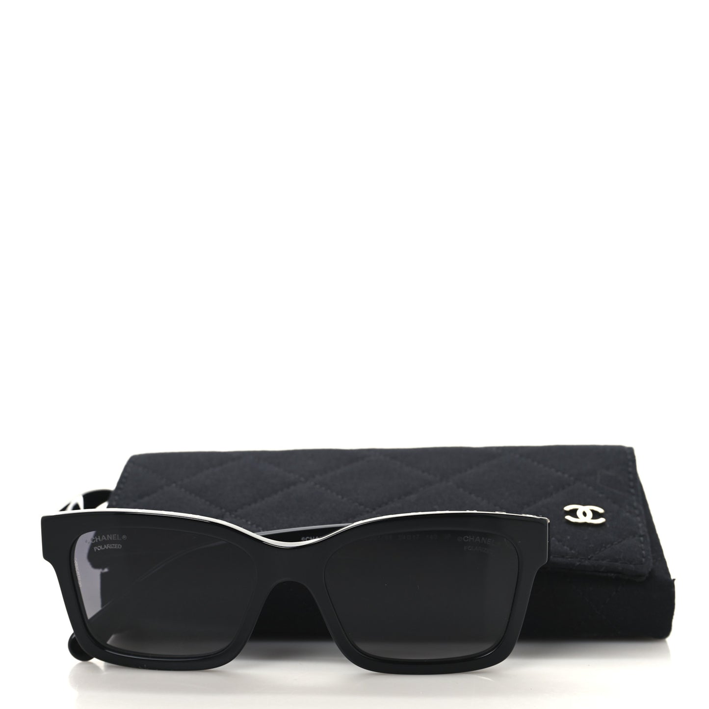 Acetate Square Sunglasses 5417 Black