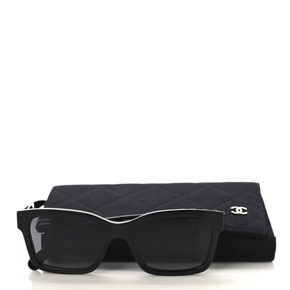 Chanel Acetate Square Sunglasses 5417 Black 7 of 7
