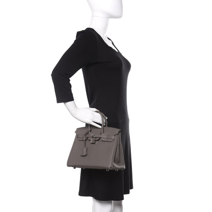 Hermes Togo Birkin 25 Etain 2 of 11