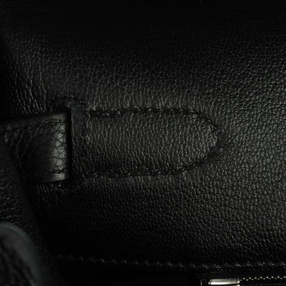 Hermes Taurillon Clemence Birkin 35 Black 24 of 28