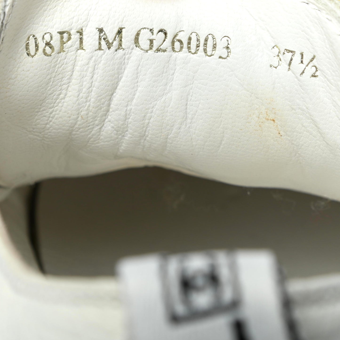 Calfskin Fringe Golf Tennis 37.5 White