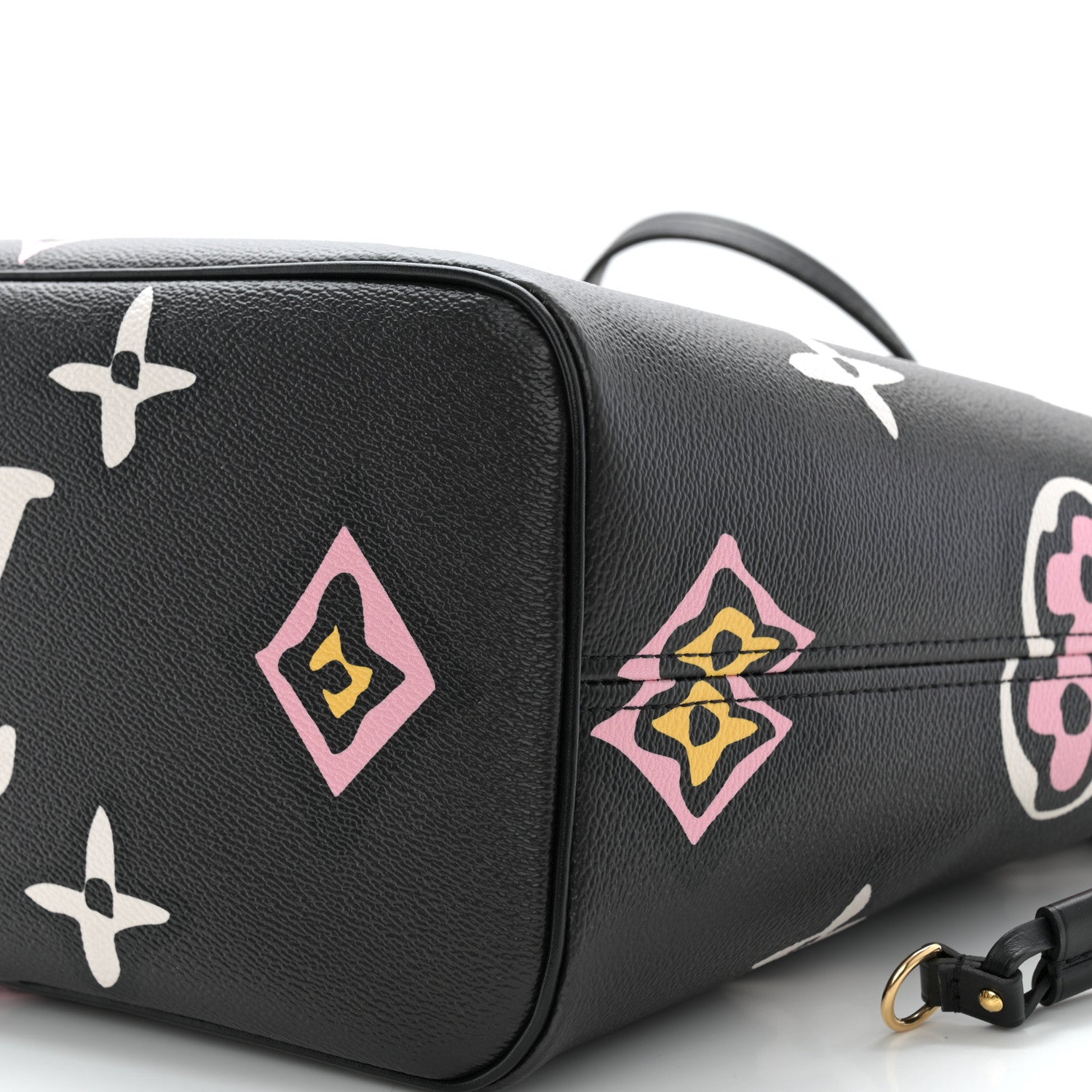 Louis Vuitton Monogram Giant Wild at Heart Neverfull MM Black 9 of 10