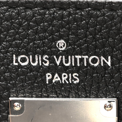 Louis Vuitton Taurillon City Steamer MM Black Beige 6 of 9
