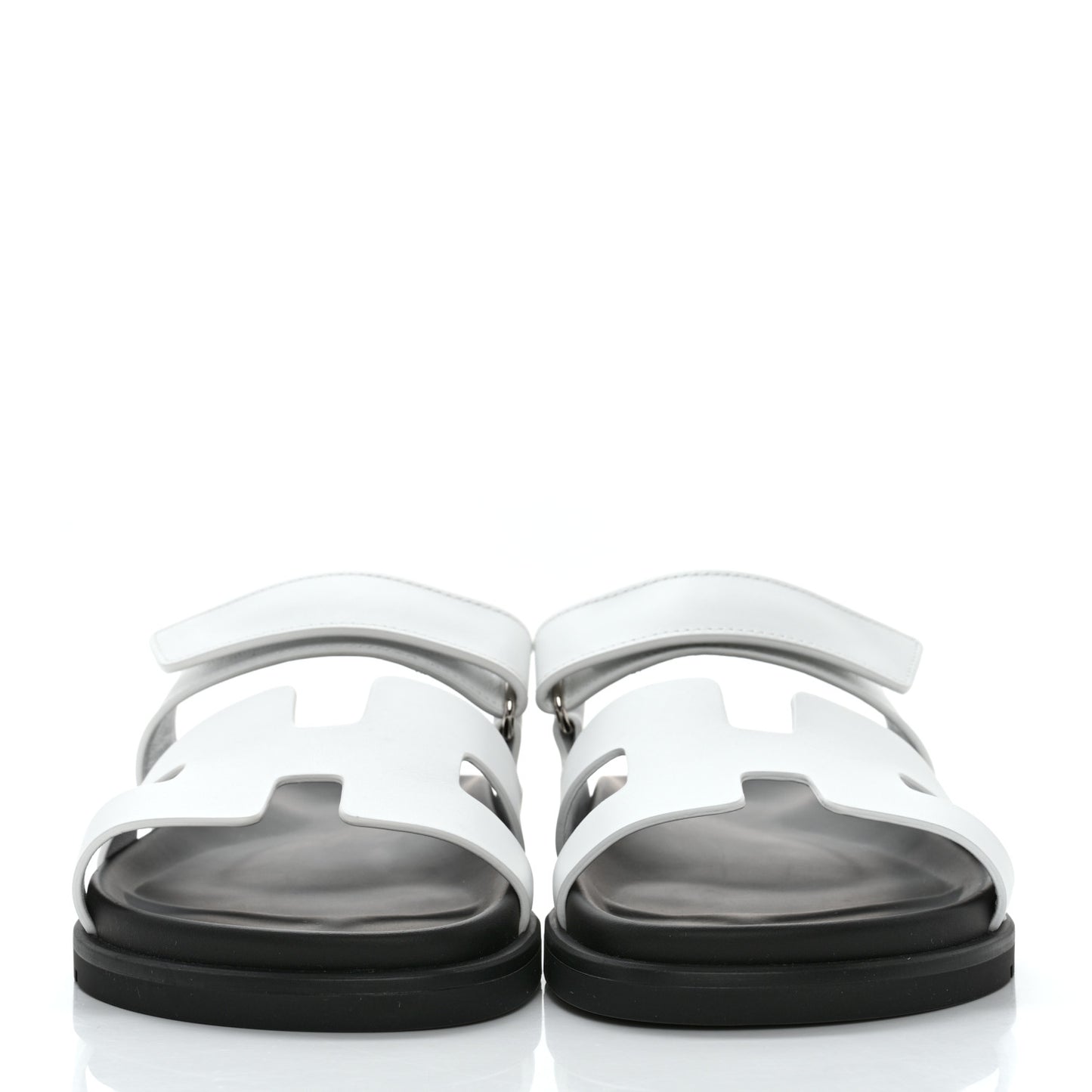 Calfskin Womens Chypre Sandals 39.5 White