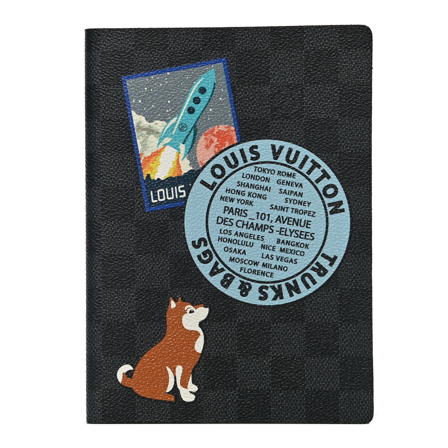 Louis Vuitton Damier Graphite My LV World Tour Clemence Notebook MM 1 of 13