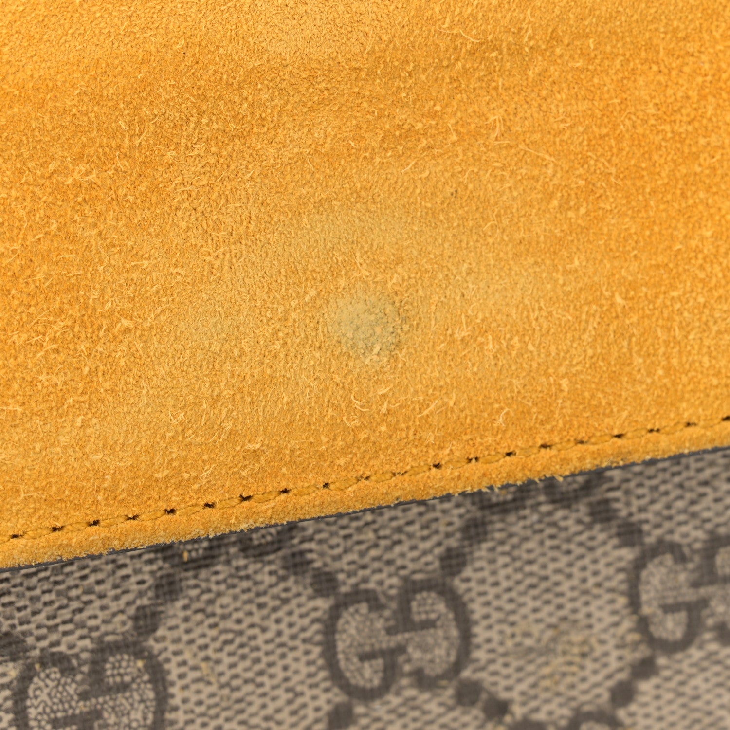 Gucci GG Supreme Monogram Mini Dionysus Shoulder Bag Yellow 13 of 14