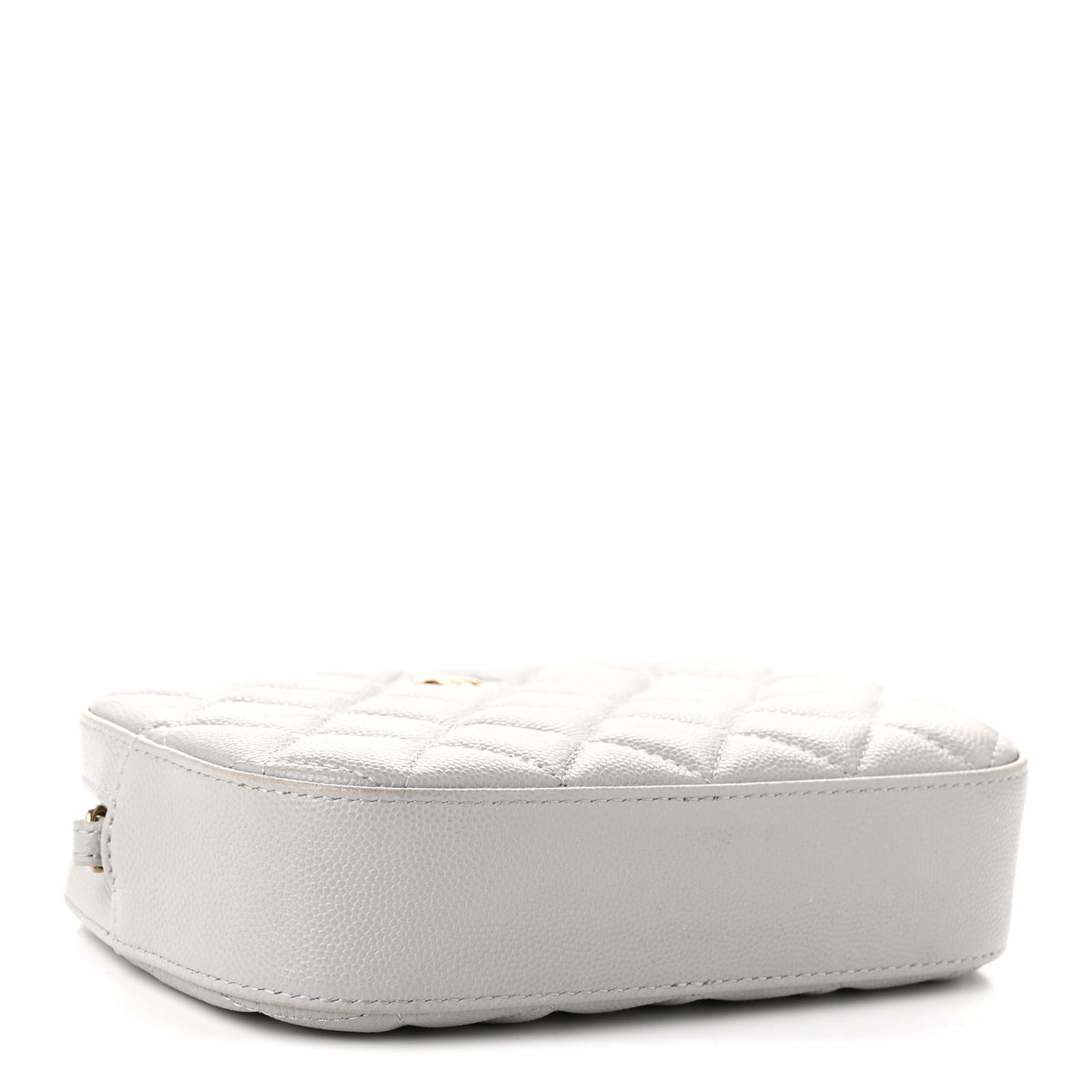 Caviar Quilted Camera Case Grey