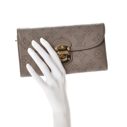 Louis Vuitton Mahina Amelia Wallet Taupe 2 of 8