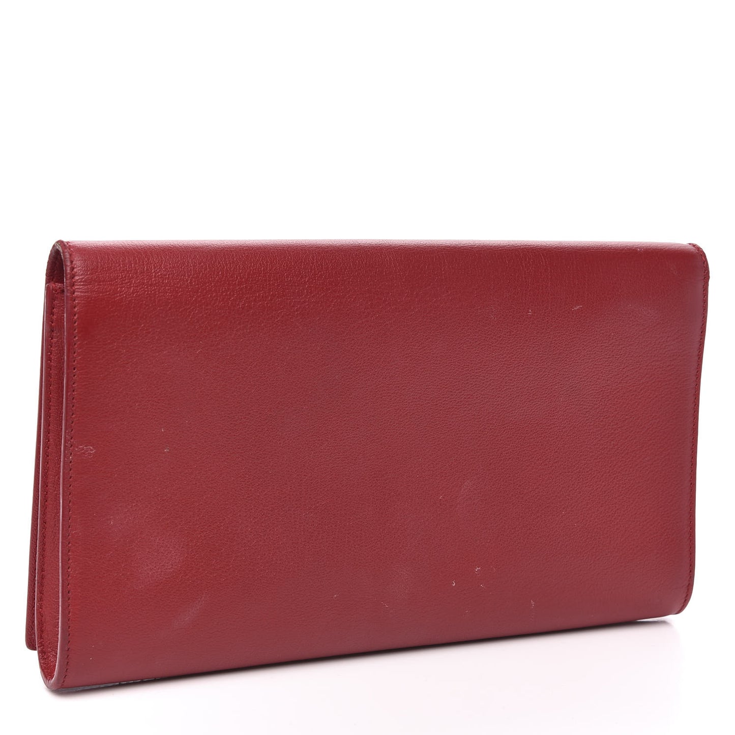 Calfskin Monogram Large Belle De Jour Clutch Red