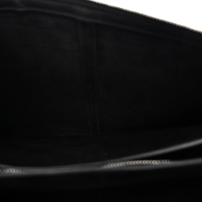 Celine Smooth Calfskin Tri-Fold Clutch on Chain Black 6 of 12