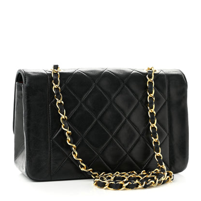 Chanel Lambskin Quilted Small Single Flap Bag Black 3 of 11