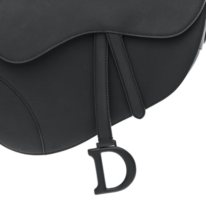 Christian Dior Ultra Matte Calfskin Saddle Bag Black 8 of 10