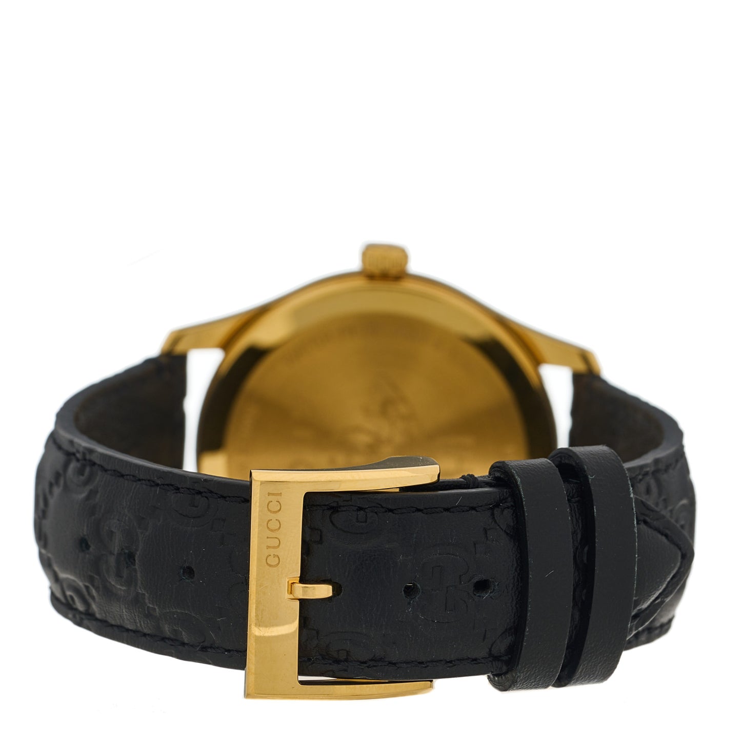 Stainless Steel Calfskin 38mm G-Timeless Quartz Watch Black