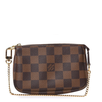 Louis Vuitton Damier Ebene Mini Pochette Accessories 1 of 8