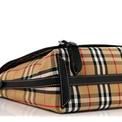 Burberry House Check Messenger Bag Black 7 of 9