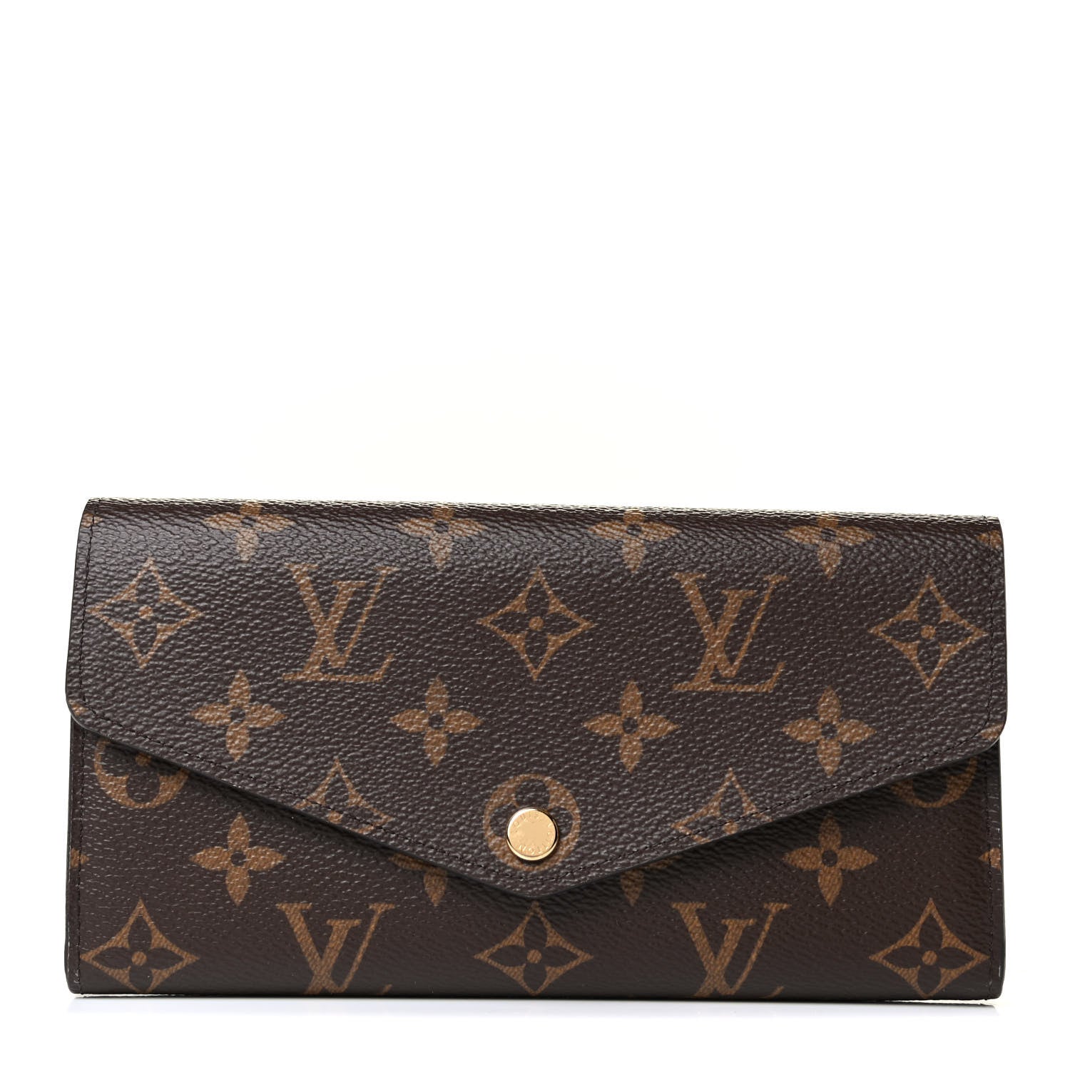 Louis Vuitton Monogram Sarah Wallet NM Coquelicot 1 of 7