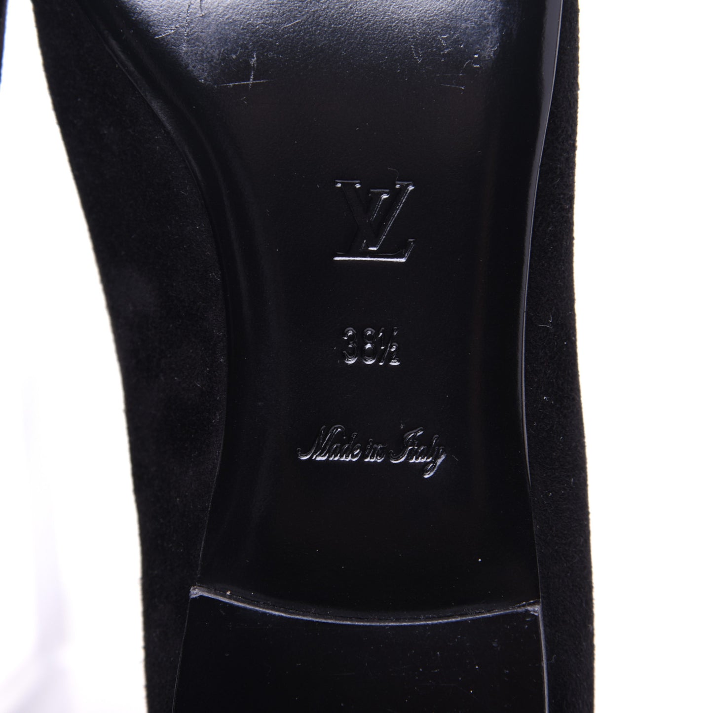 Suede Madeleine Flat 38.5 Black