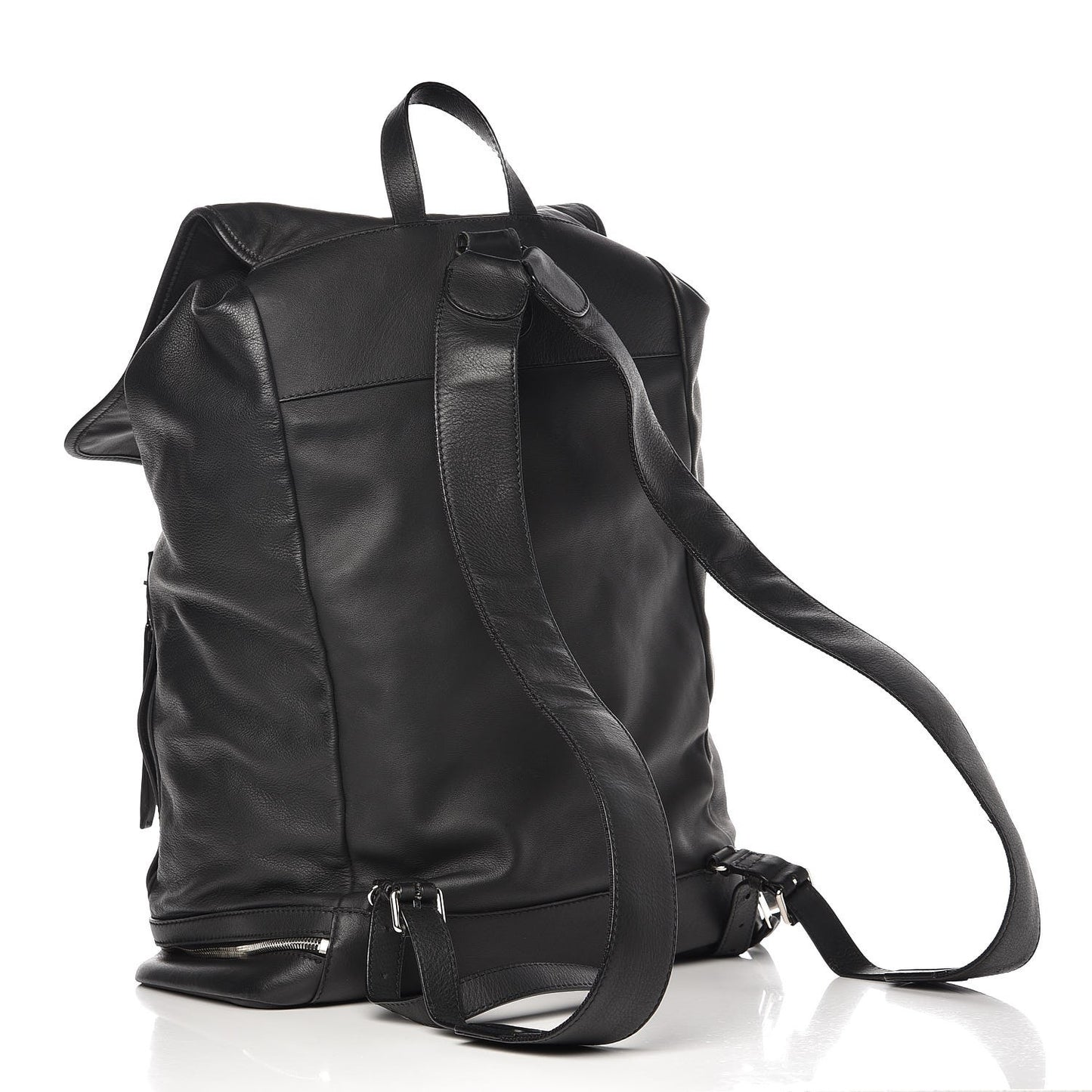 Agneau Classic Hardware Traveler Backpack Black