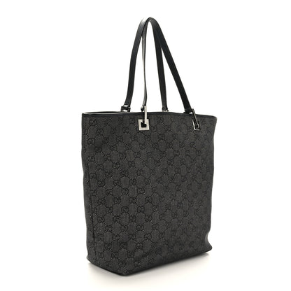 Gucci Monogram Large Bucket Tote Black 3 of 9
