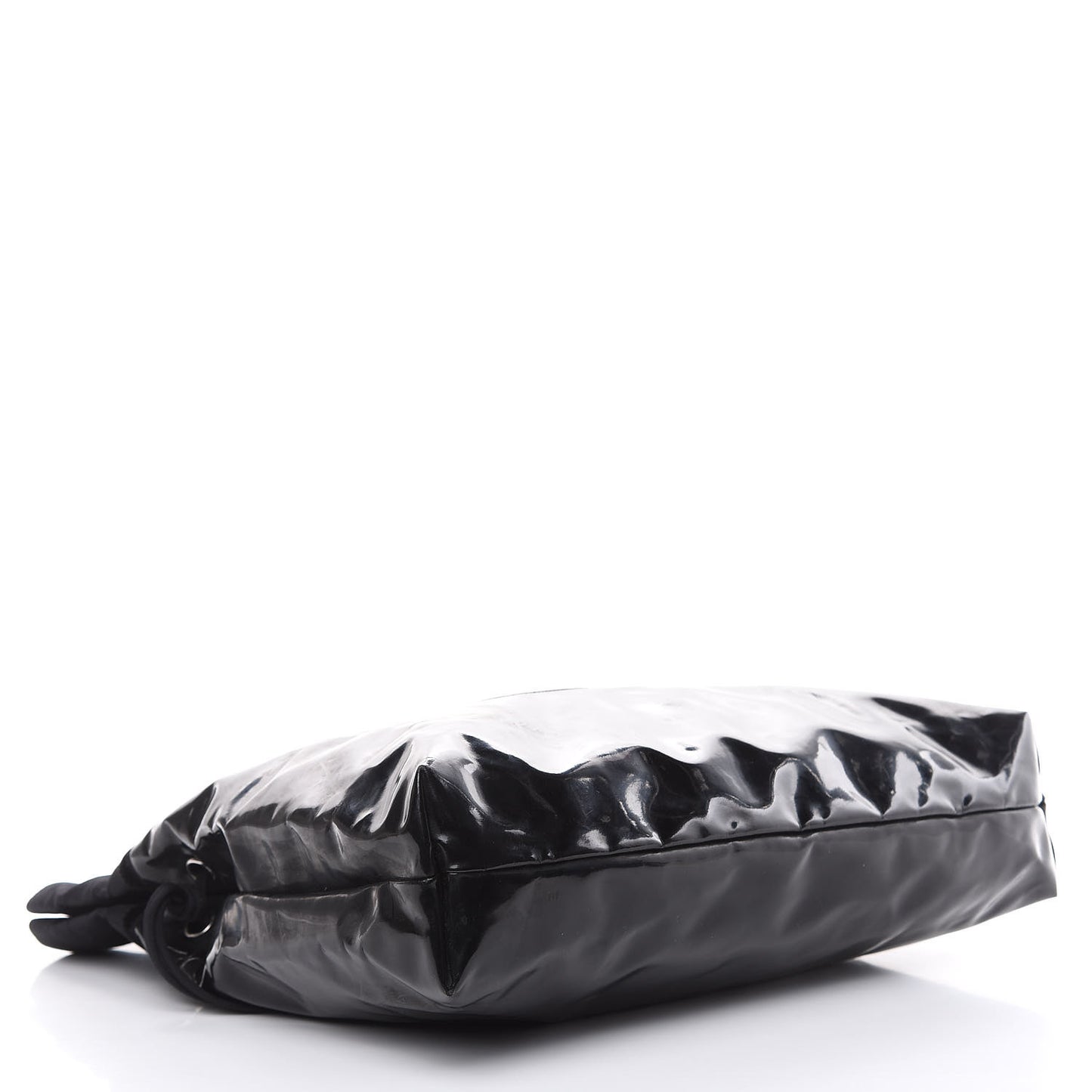 Vinyl Spirit Drawstring Tote Black