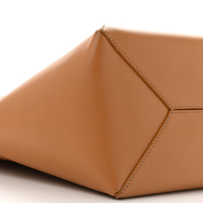 Loewe Shiny Calfskin Medium Puzzle Fold Tote Warm Desert 9 of 14